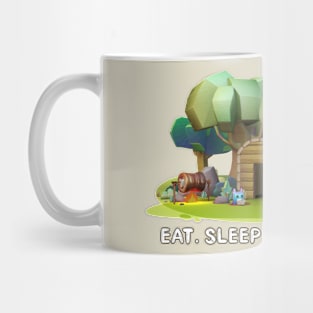 Eat sleep camp happy Mug